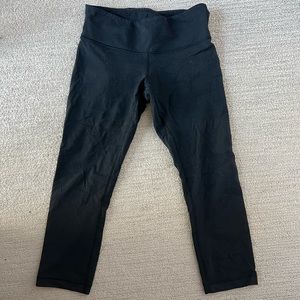 Lululemon wonderunder 3/4 length leggings